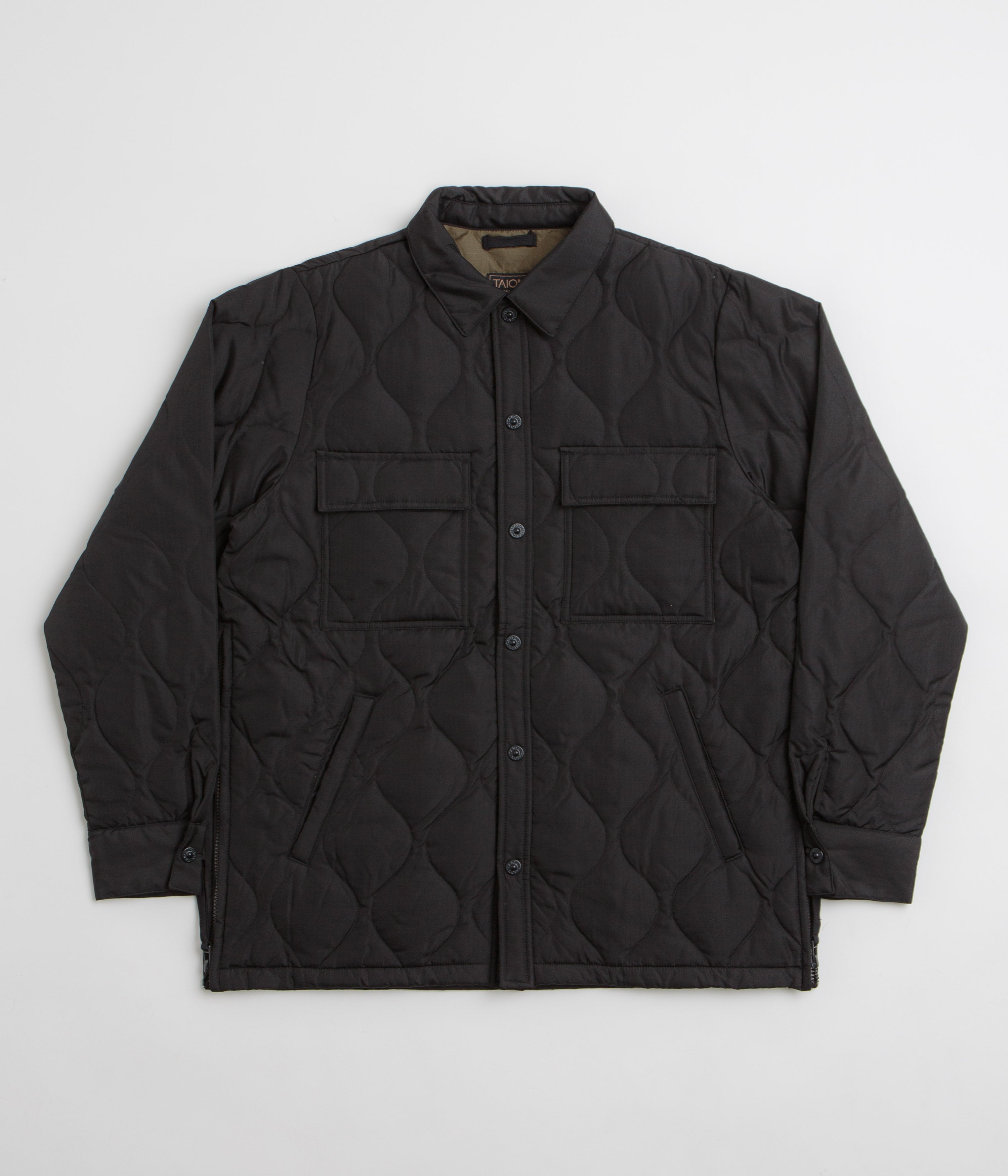 Taion Military CPO Down Jacket - Black | Always in Colour
