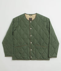 Taion Military Crewneck Down Jacket - Olive thumbnail