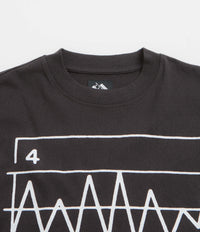 The Trilogy Tapes Awkward Graph T-Shirt - Black thumbnail