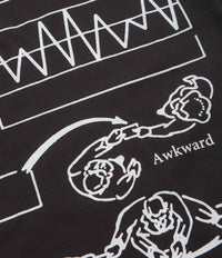 The Trilogy Tapes Awkward Graph T-Shirt - Black thumbnail