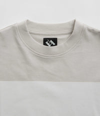 The Trilogy Tapes Block T-Shirt - Grey / Red / White thumbnail