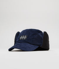 The Trilogy Tapes Cord Earflap Cap - Navy thumbnail