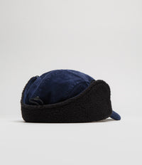 The Trilogy Tapes Cord Earflap Cap - Navy thumbnail