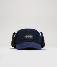 The Trilogy Tapes Cord Earflap Cap - Navy thumbnail