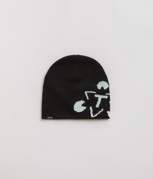 The Trilogy Tapes Cuff Beanie - Black / Blue