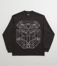 The Trilogy Tapes Graph Long Sleeve T-Shirt - Black thumbnail