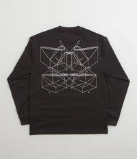 The Trilogy Tapes Graph Long Sleeve T-Shirt - Black thumbnail