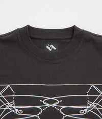 The Trilogy Tapes Graph Long Sleeve T-Shirt - Black thumbnail