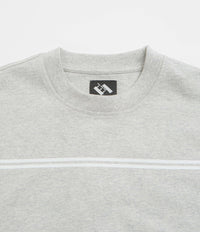 The Trilogy Tapes Logo Outline T-Shirt - Grey Marl thumbnail