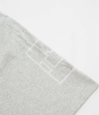 The Trilogy Tapes Logo Outline T-Shirt - Grey Marl thumbnail