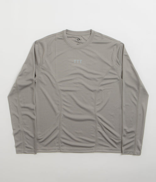 The Trilogy Tapes Running Long Sleeve T-Shirt - Grey