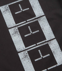 The Trilogy Tapes Upside Down Stamp T'S T-Shirt - Black thumbnail