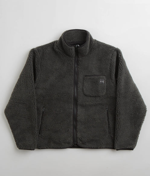 The Trilogy Tapes Zip Fleece - Charcoal / Black