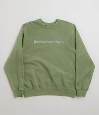 thisisneverthat T-Logo LT Crewneck Sweatshirt - Moss thumbnail