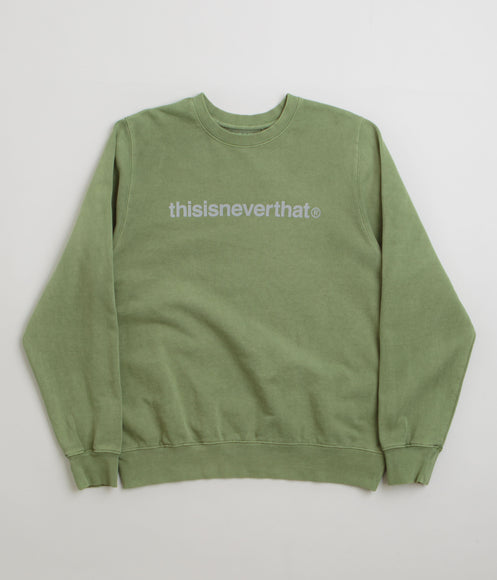 thisisneverthat T-Logo LT Crewneck Sweatshirt - Moss