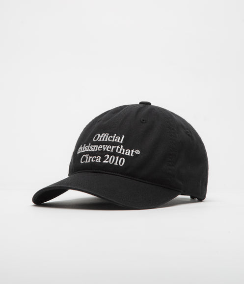 thisisneverthat Times Cap - Black