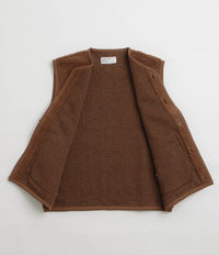 Universal Works Lancaster Gilet - Brown thumbnail