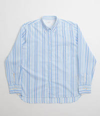 Universal Works Lazy Day Shirt - White / Blue thumbnail