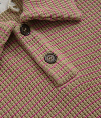 Universal Works Newlyn Short Sleeve Polo Shirt - Summer Oak thumbnail