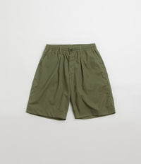 Universal Works Pleated Track Shorts - Olive thumbnail