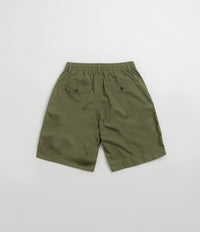 Universal Works Pleated Track Shorts - Olive thumbnail