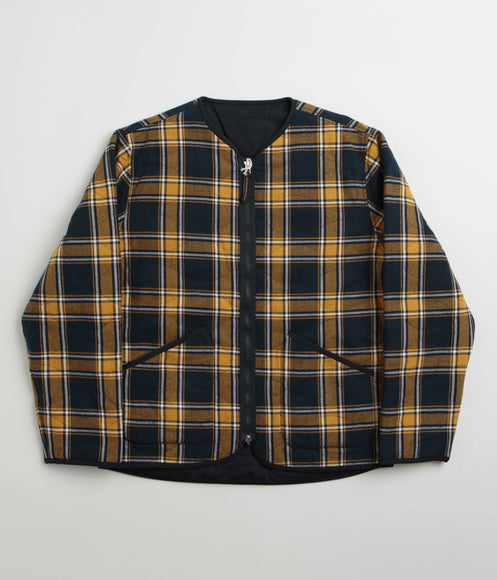 Universal Works Reversible Military Liner Jacket - Yellow / Navy