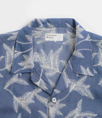 Universal Works Road Shirt - Indigo / Summer Jungle thumbnail