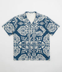 Universal Works Road Shirt - Navy / Island Print thumbnail