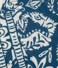 Universal Works Road Shirt - Navy / Island Print thumbnail