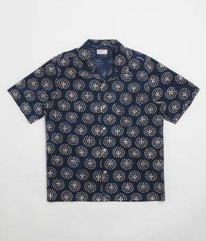 Universal Works Road Shirt - Navy / Magic Circle