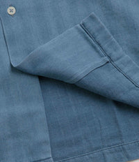 Universal Works Road Shirt - Washed Indigo / Herringbone thumbnail