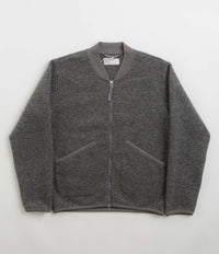 Universal Works Zip Bomber Jacket - Grey Marl thumbnail