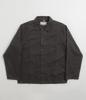 Uskees 3001 Buttoned Overshirt - Charcoal