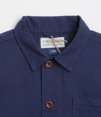 Uskees 3001 Buttoned Overshirt - Deep Indigo thumbnail