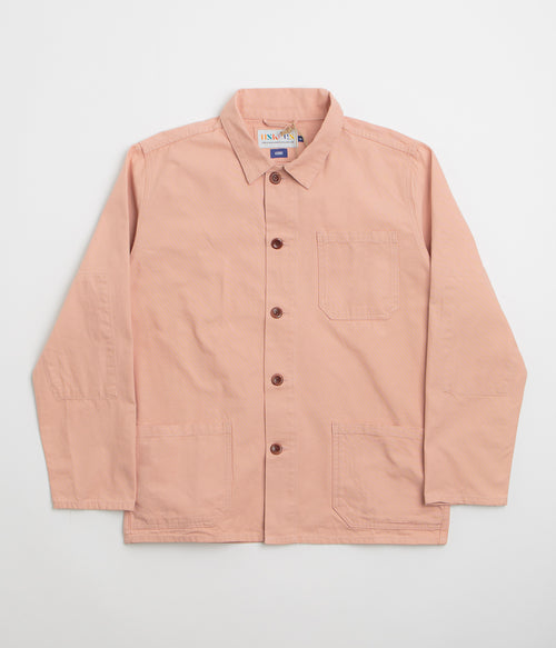 Uskees 3001 Buttoned Overshirt - Dusty Pink