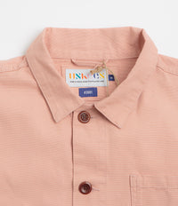 Uskees 3001 Buttoned Overshirt - Dusty Pink thumbnail