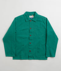 Uskees 3001 Buttoned Overshirt - Foam Green thumbnail