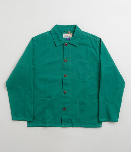 Uskees 3001 Buttoned Overshirt - Foam Green