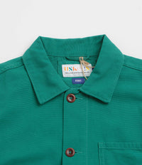 Uskees 3001 Buttoned Overshirt - Foam Green thumbnail