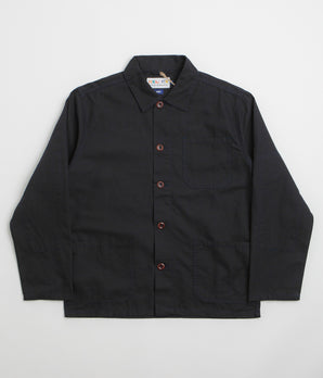 Uskees 3001 Buttoned Overshirt - Midnight Blue