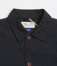 Uskees 3001 Buttoned Overshirt - Midnight Blue thumbnail