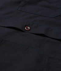 Uskees 3001 Buttoned Overshirt - Midnight Blue thumbnail