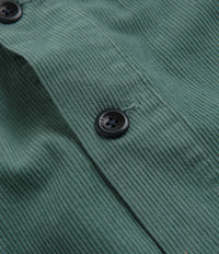 Uskees 3001 Cord Buttoned Overshirt - Eucalyptus thumbnail