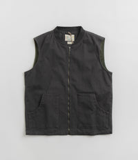 Uskees 3029 Patch Pocket Canvas Vest - Charcoal thumbnail