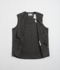 Uskees 3036 Drill Zip-Up Vest - Charcoal thumbnail