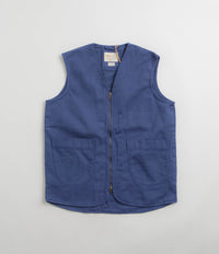 Uskees 3036 Drill Zip-Up Vest - Ultra Blue thumbnail