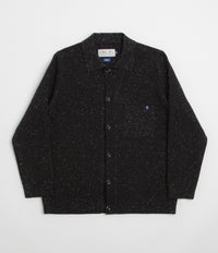 Uskees 3043 Collared Cardigan - Black thumbnail