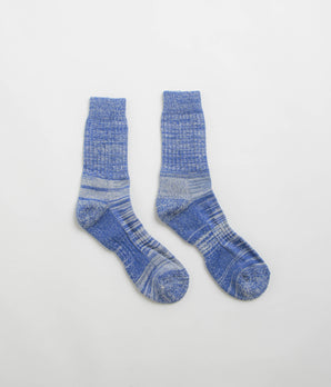 Uskees 4006 Organic Cotton Socks - Ultra Blue