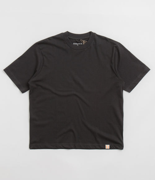 Uskees 7008 Oversized T-Shirt - Faded Black