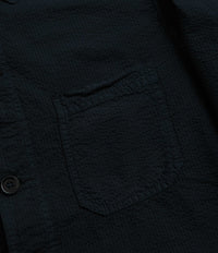 Vetra No.5 Seersucker Workwear Jacket - Navy thumbnail